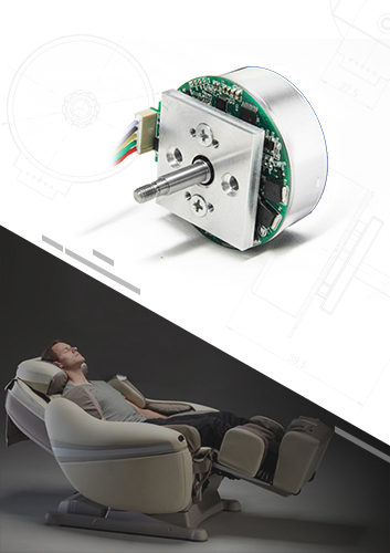 可大批量定制(zhì)的按摩椅電機按摩器電機24V37W無刷直流電機
