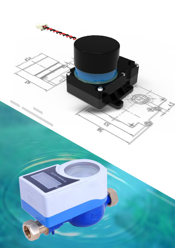 防水的智能水表開(kāi)關執行器電機 3.6V精密齒輪箱直流電機